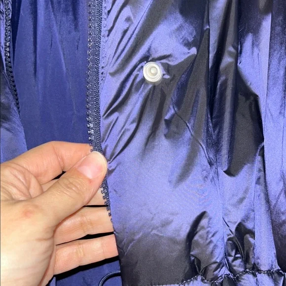 Women’s Blue Puffer Coat - Picture 6 of 9